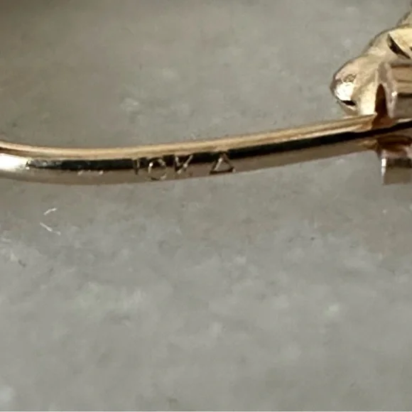 10k Solid Gold Hoop Earrings - Picture 12 of 15